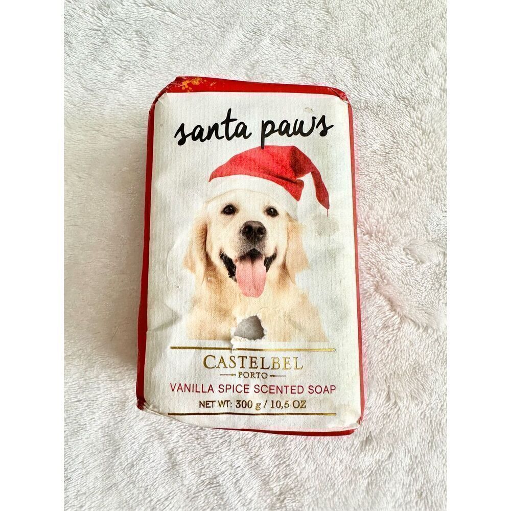 Santa paws CASTELBEL •* PORTO•VANILLA SPICE SCENTED SOAP NET WT: 300 g / 10,5 OZ